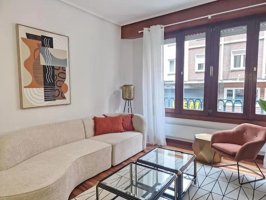 130M2 Premium & Central & Parking - Aloha Bilbao Apartment